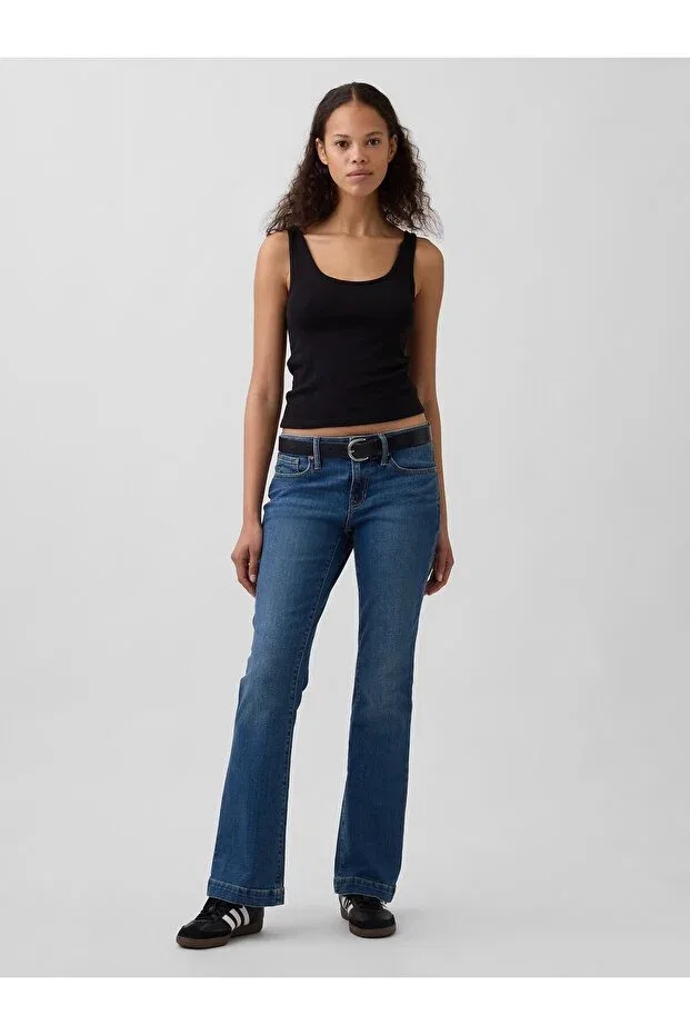Женские джинсы с заниженной талией Gap, Blue-000