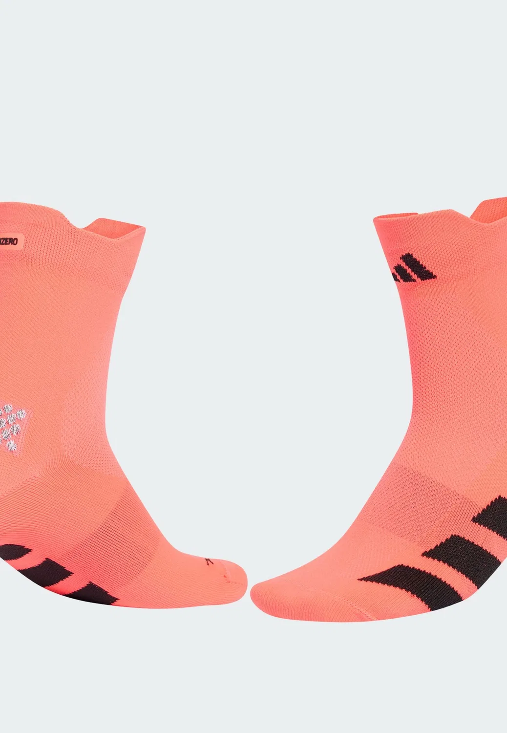 Спортивные носки Adidas Performance Adizero неоново-оранжевого цвета — фото 4