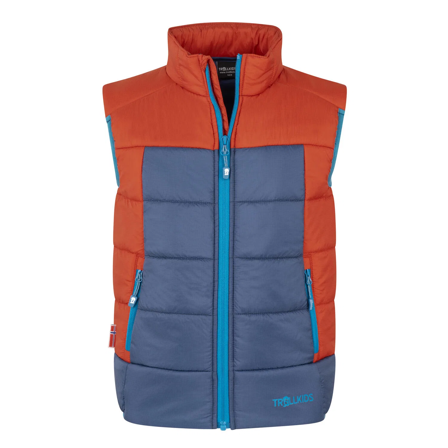 Детская жилетка из рипстопа Kids Hardanger Vest Trollkids, Konigliches Rot / Mitternachtsindigo