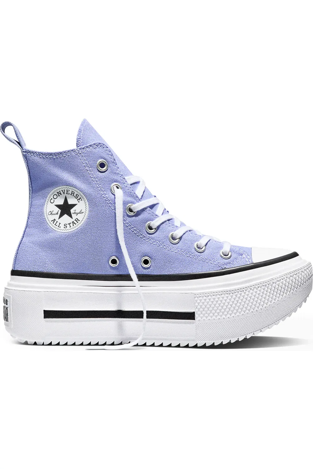 Кеды детские на платформе All Star Lift High Top Platform Converse, Very Peri/White/Egret — фото 3
