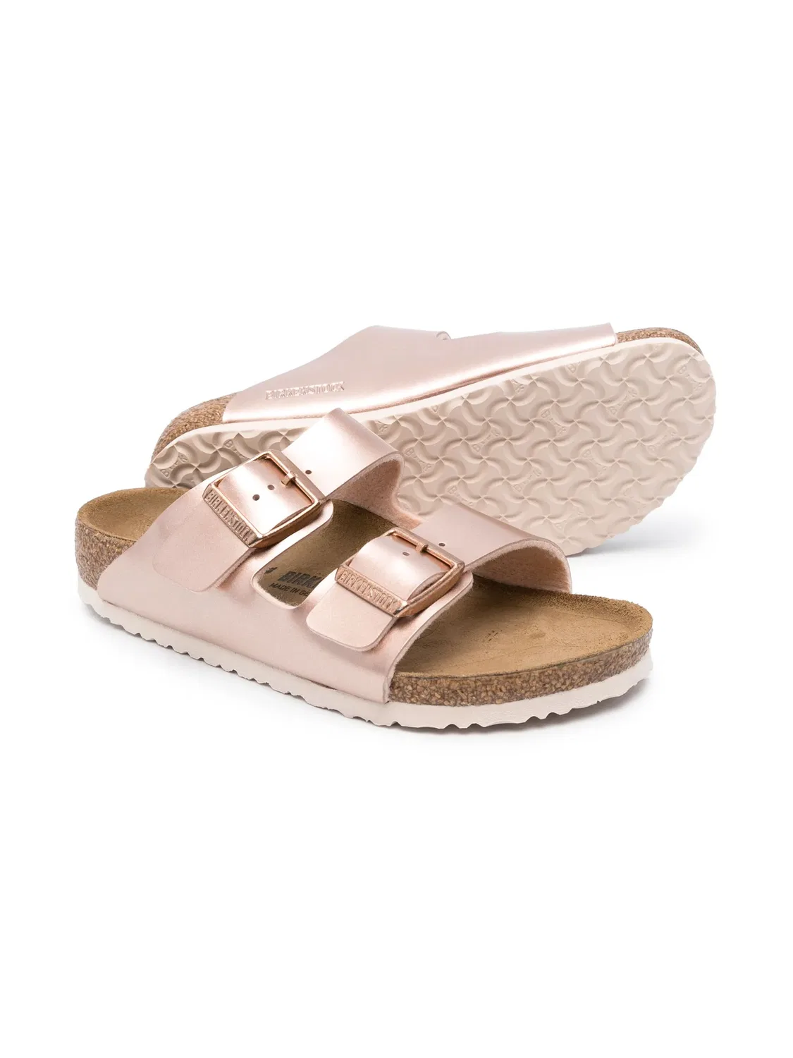 Металлические сланцы Arizona Birkenstock, розовый — фото 2