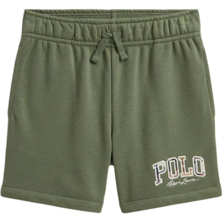 Детские шорты с принтом Polo Ralph Lauren, Workwear Green
