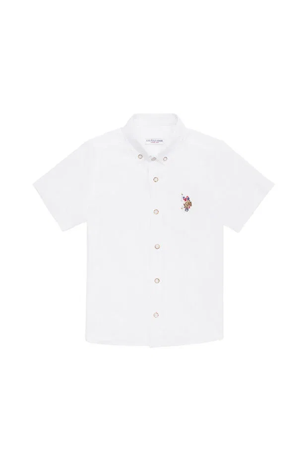 Детская рубашка для мальчиков с коротким рукавом Basics U.S. Polo Assn., 142343 — фото 2