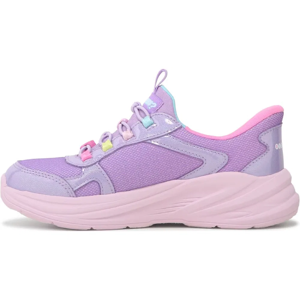 Детские кроссовки Skechers, Lavender/Pink Multi — фото 3