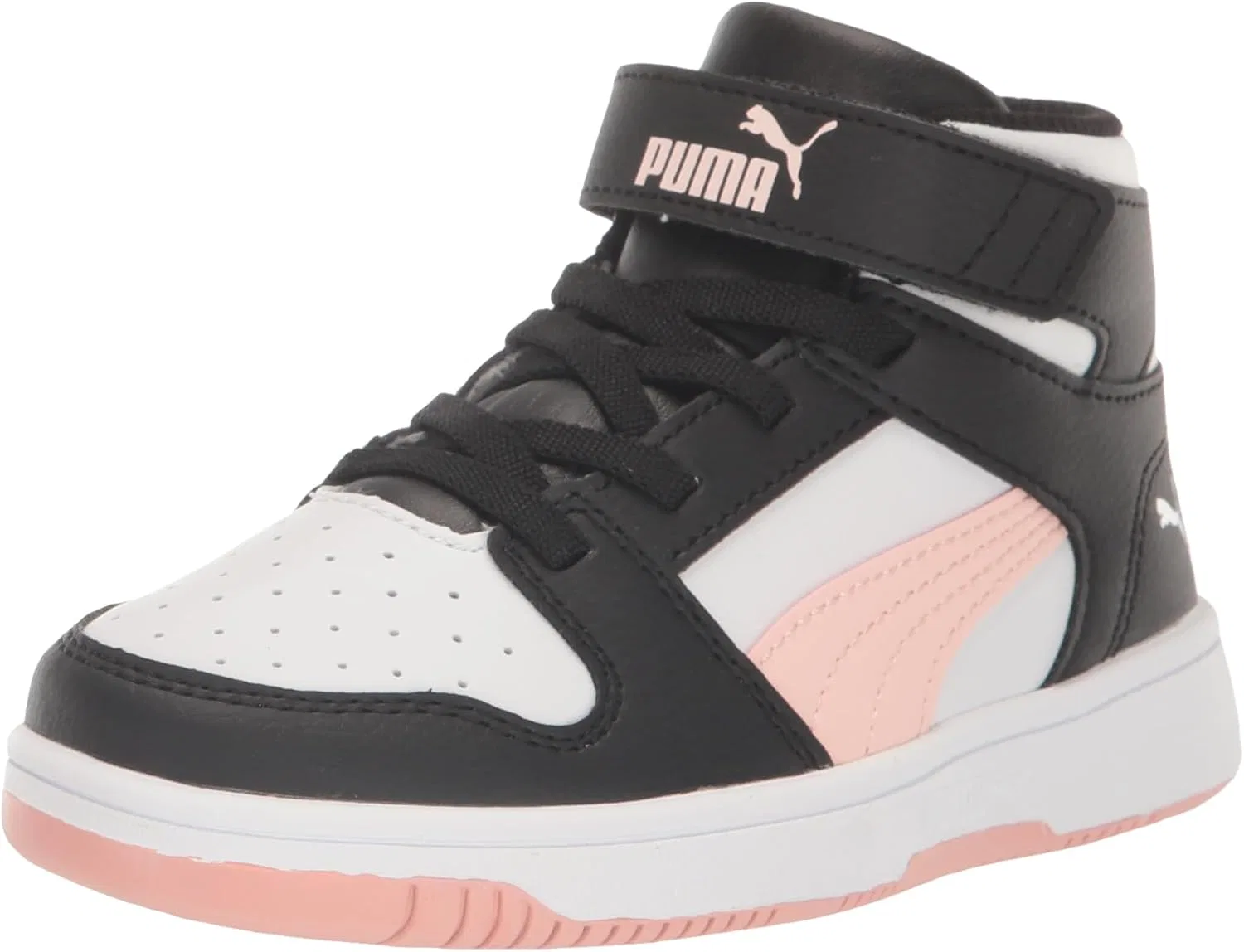 Детские кроссовки для мальчиков Rebound Layup PUMA, Puma Black-Rose Dust