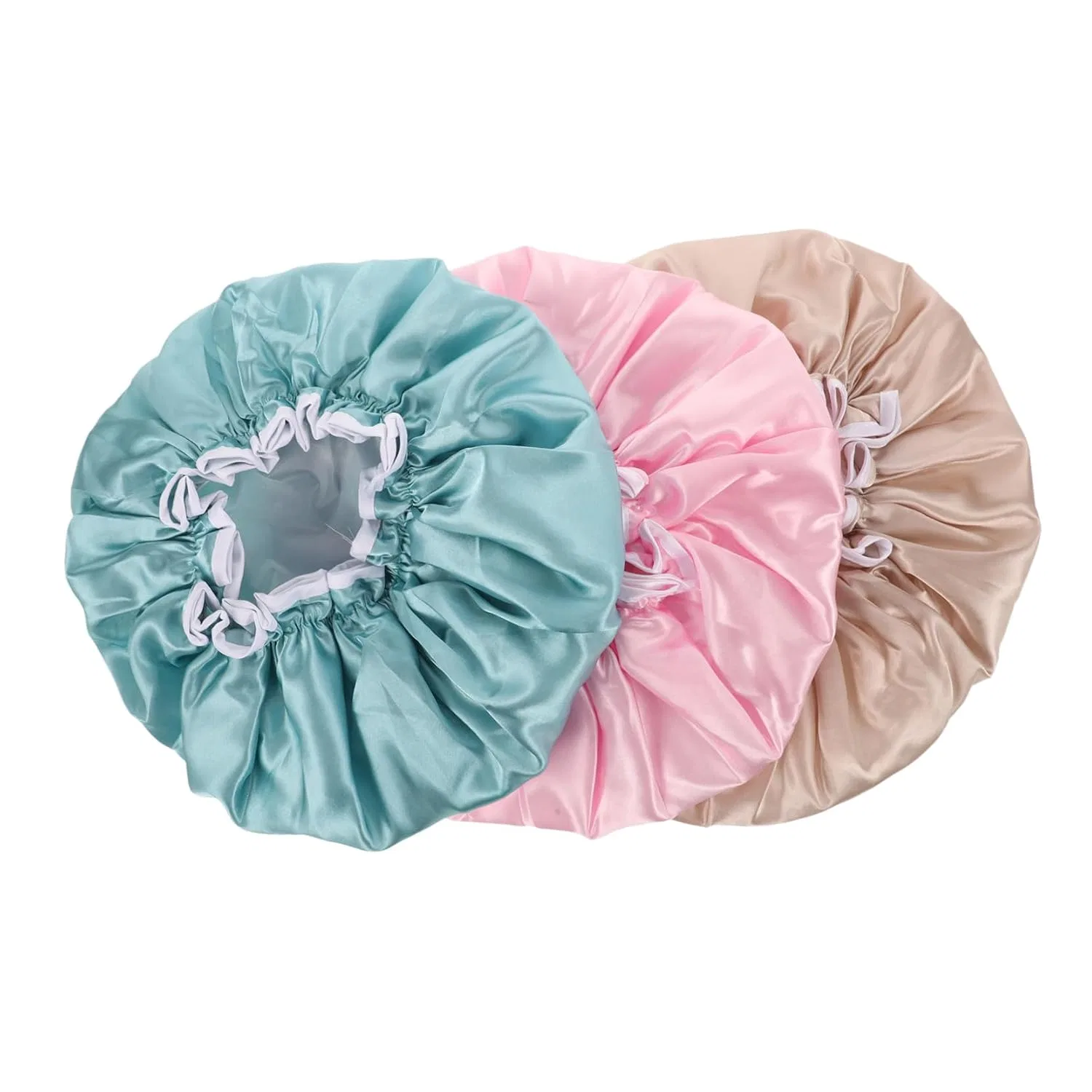 Шапочка для душаs, Double Layer, Waterproof, AUTSUPPL, Pack of 3, 31x31cm