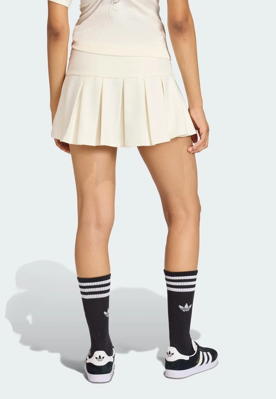 Юбка ADIDAS ORIGINALS 'LOW WAIST SPORT' в натуральном белом цвете — фото 3