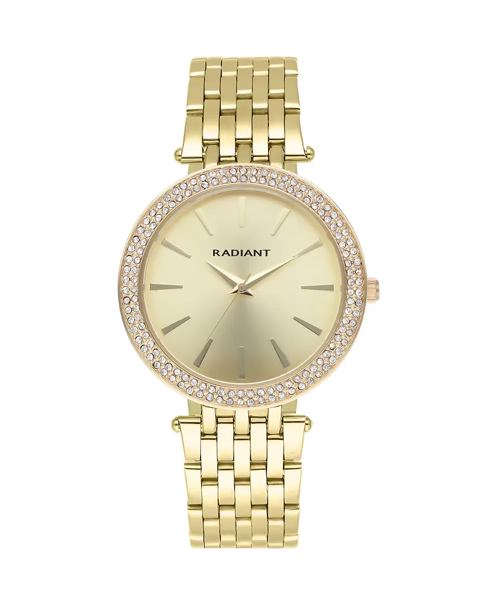 

Женские часы Bianca RA626203 со стальным и золотым ремешком Radiant, золотой
