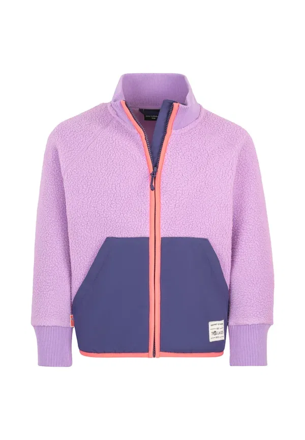 Куртка флисовая Girls Vega Jacket Trollkids, light violet, светло-фиолетовый