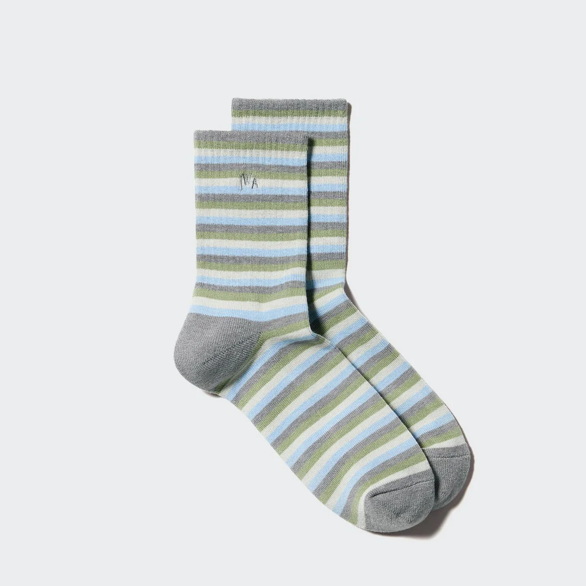Носки Uniqlo x JW Anderson Heattech Muiti Striped, 05 серый