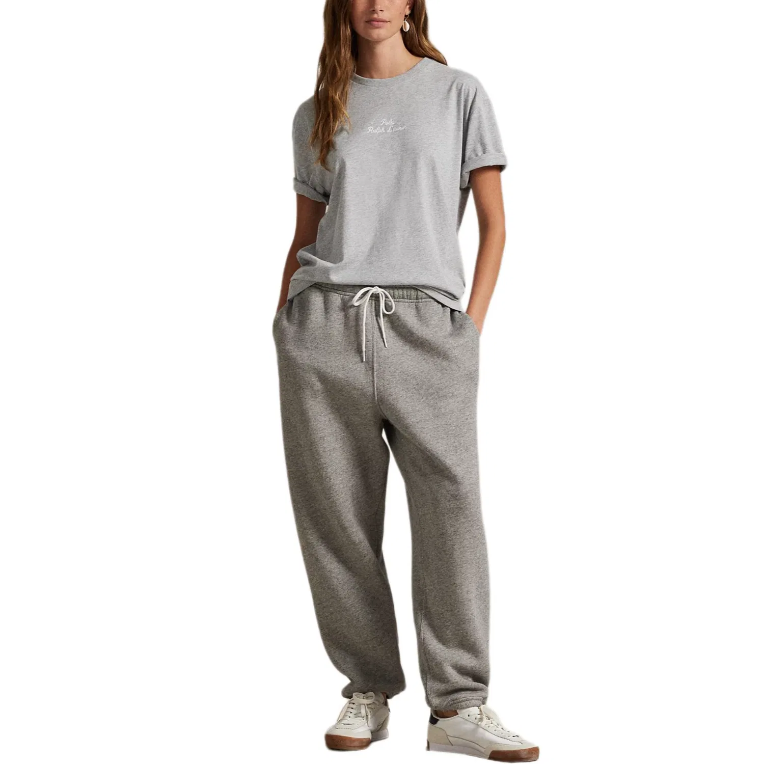 Футболка классическая Polo Ralph Lauren, Andor Stone Gray Heather Gray — фото 3