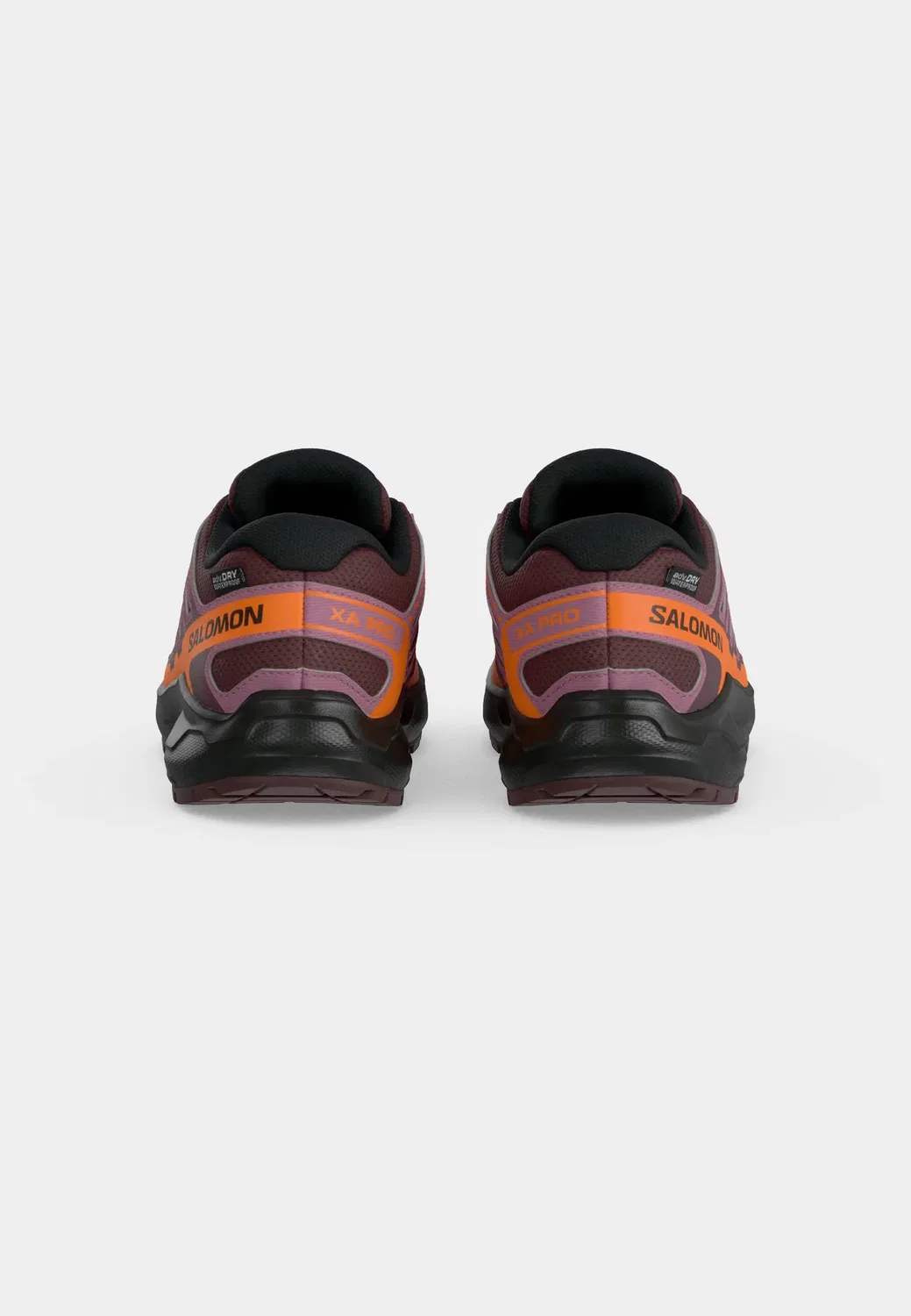 Походные ботинки Salomon XA Pro унисекс, водонепроницаемые, Huckleberry/Black/Nectarine — фото 4