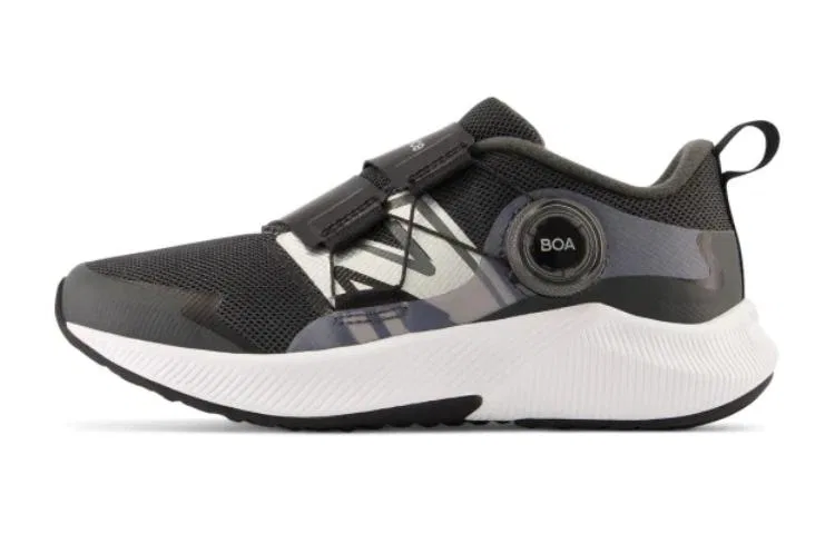 Детские кроссовки для мальчиков с системой Boa DynaSoft Reveal V4 New Balance, Black Silver