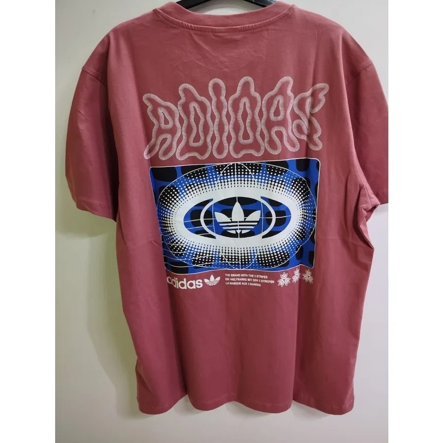 Спортивная футболка с коротким рукавом adidas HZ0743-485, Фиолетовый — фото 2