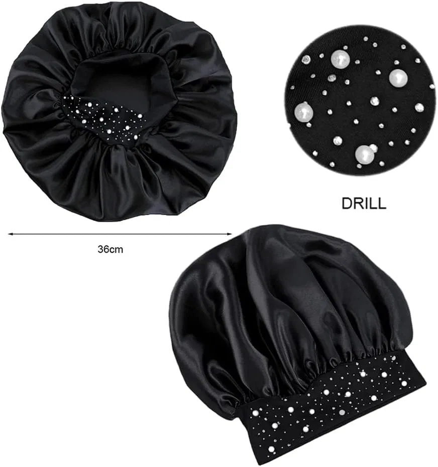 Шапочка для душа Satin Bonnet, YeeMan, черный — фото 4