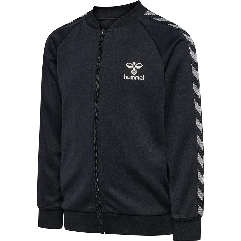 Детская куртка из футера с молнией Noma Hummel, Black — фото 3