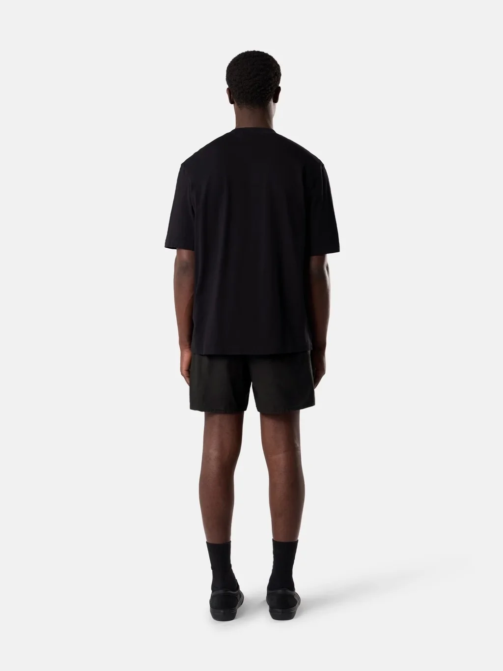 Мужская футболка Stone Island Regular-fit With Compass Patch, черный — фото 3