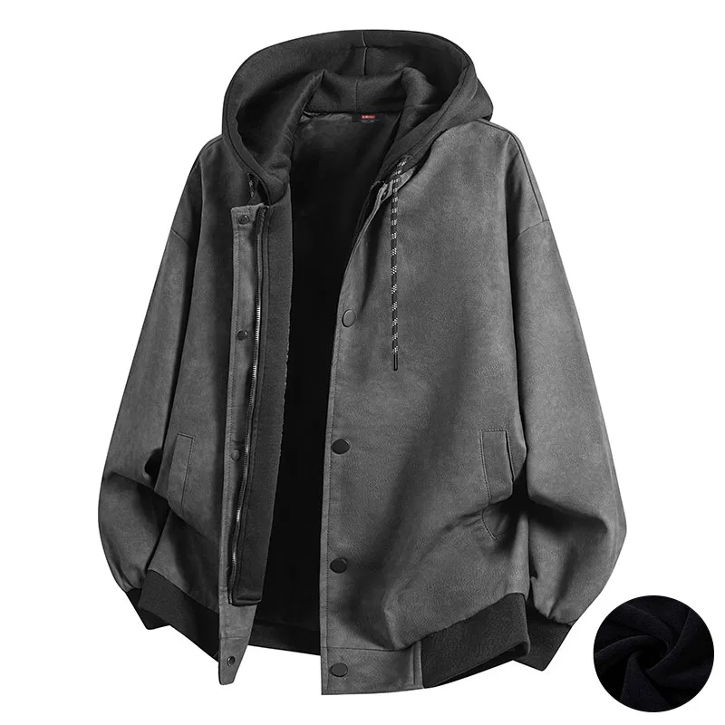 Детское пальто с капюшоном на флисовой подкладке BALENO, Black