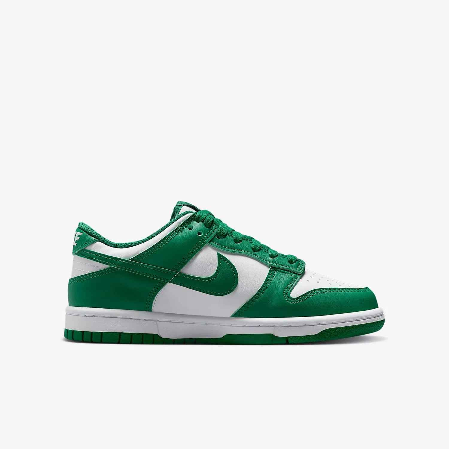 Детское кеды для мальчиков NIKE Dunk Low Bg NIKE, White Malachite — фото 3