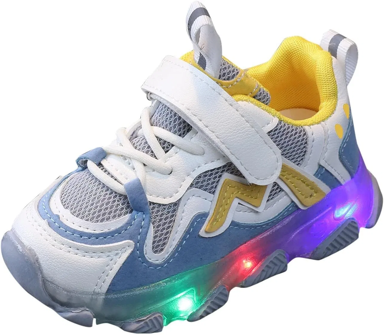 Детские кроссовки для мальчиков с LED-подсветкой, Grey