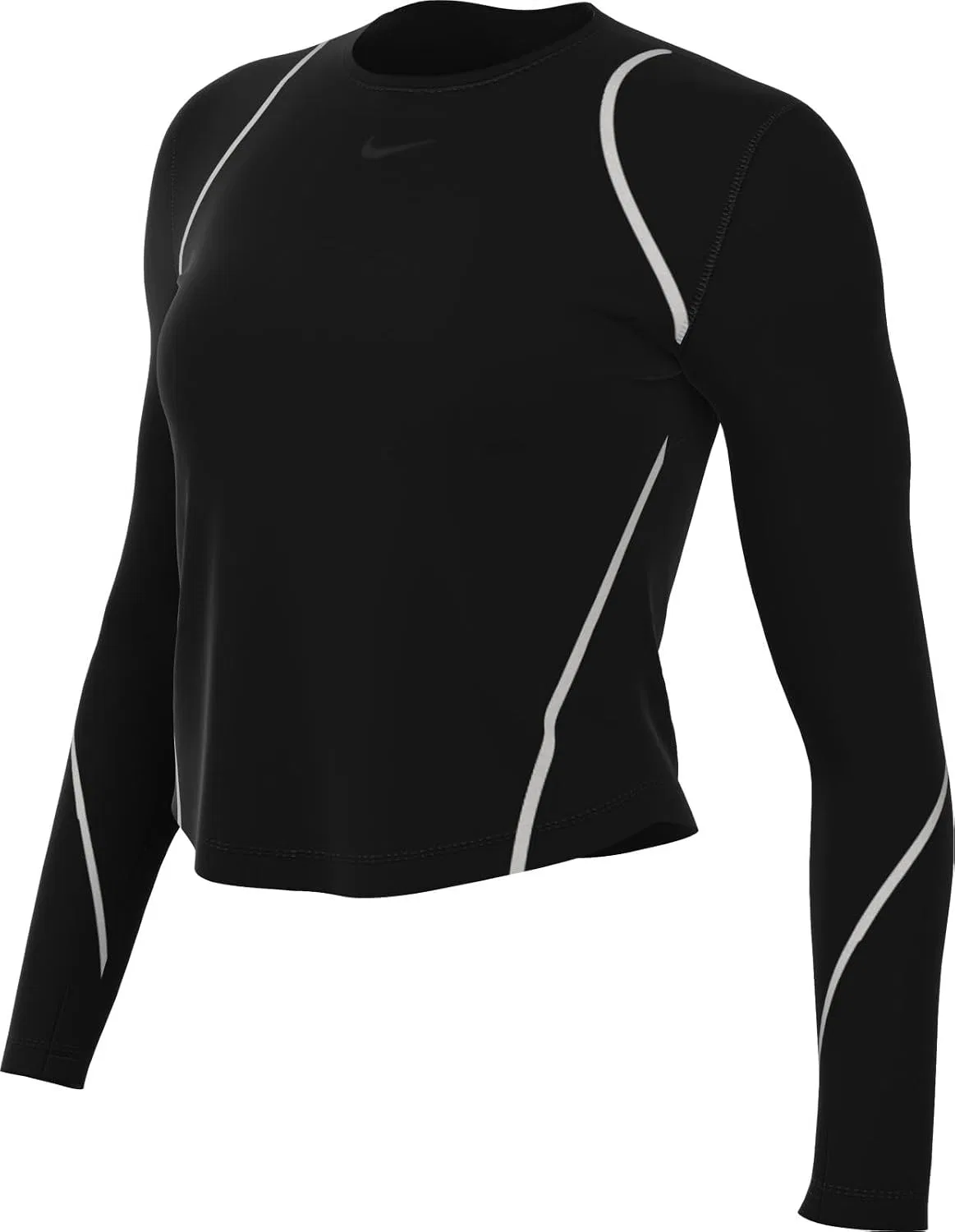 Женская беговая футболка с длинным рукавом Nike Running Division, Black