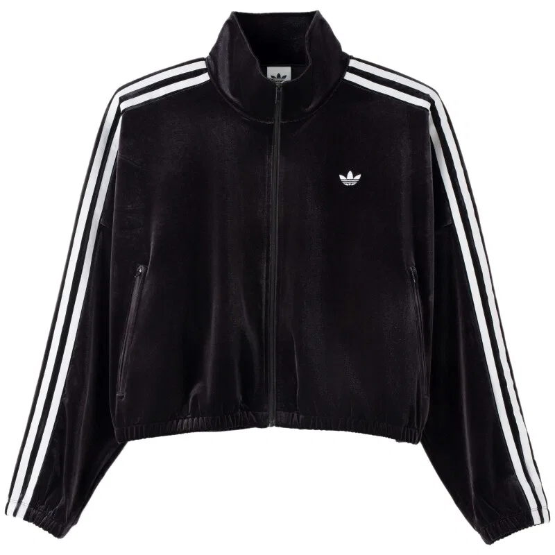 Женская куртка с велюровым покрытием Adidas Originals, Black