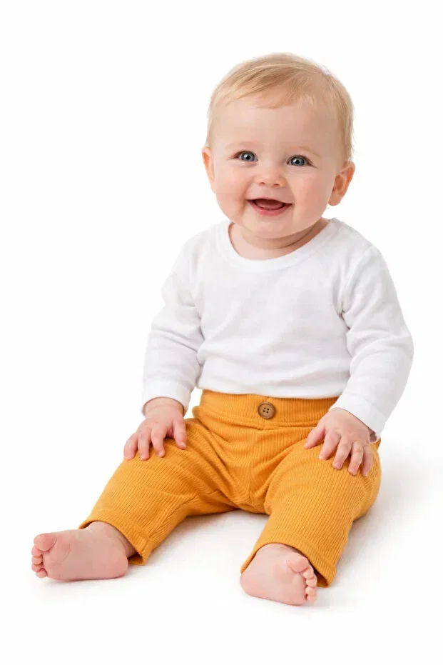Детские леггинсы для девочек хлопковые Basics Hk Hopkids, Colored — фото 2