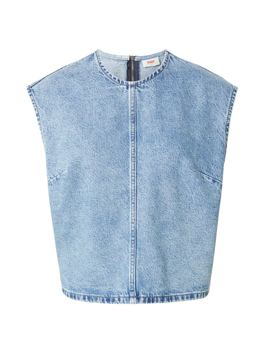 Блузка LEVI'S из синей джинсовой ткани