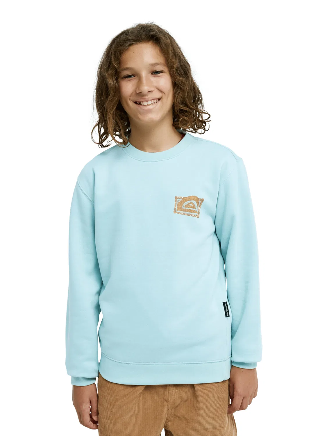 Толстовка Quiksilver небесно-голубого цвета
