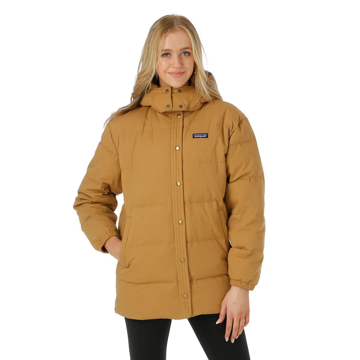 Утепленная куртка-парка из хлопка с капюшоном Cotton Down Parka Patagonia, Nest Brown