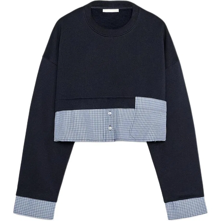 Женская толстовка с длинным рукавом Sea Blue ZARA, Sea Blue