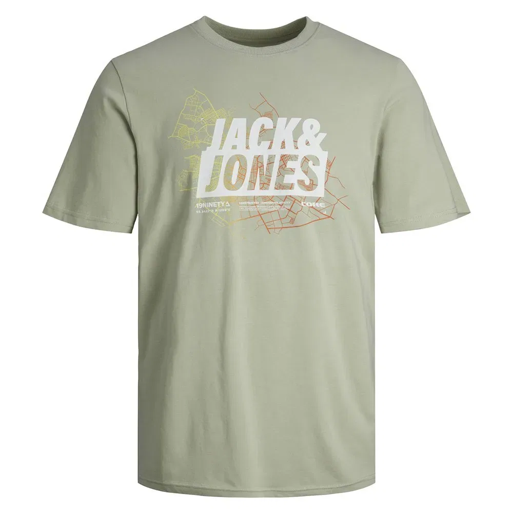 Футболка с коротким рукавом Map Summer Logo комплект 3 шт Jack & Jones, мультиколор — фото 3