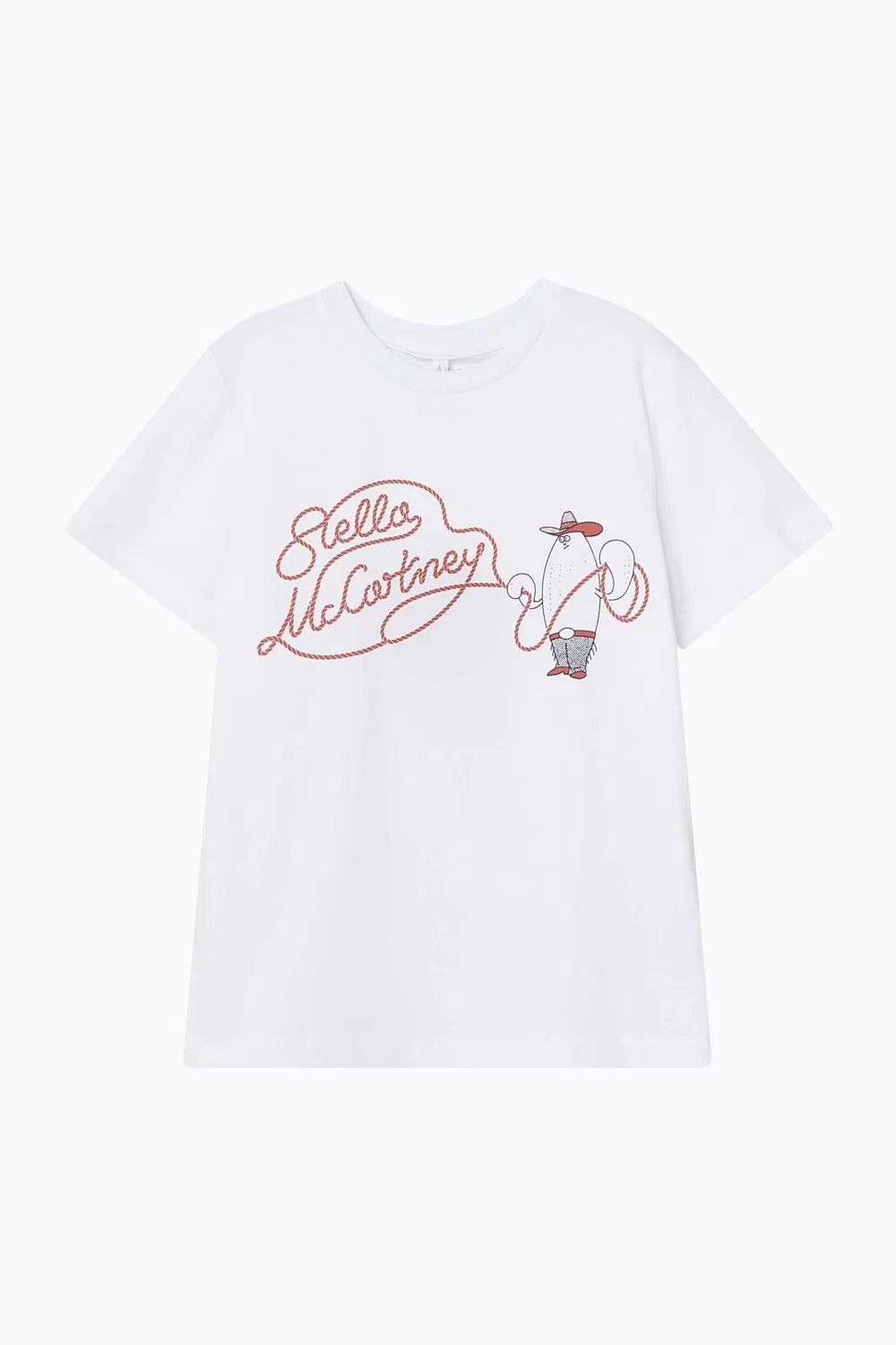 Футболка с принтом ковбой хлопковая Stella McCartney