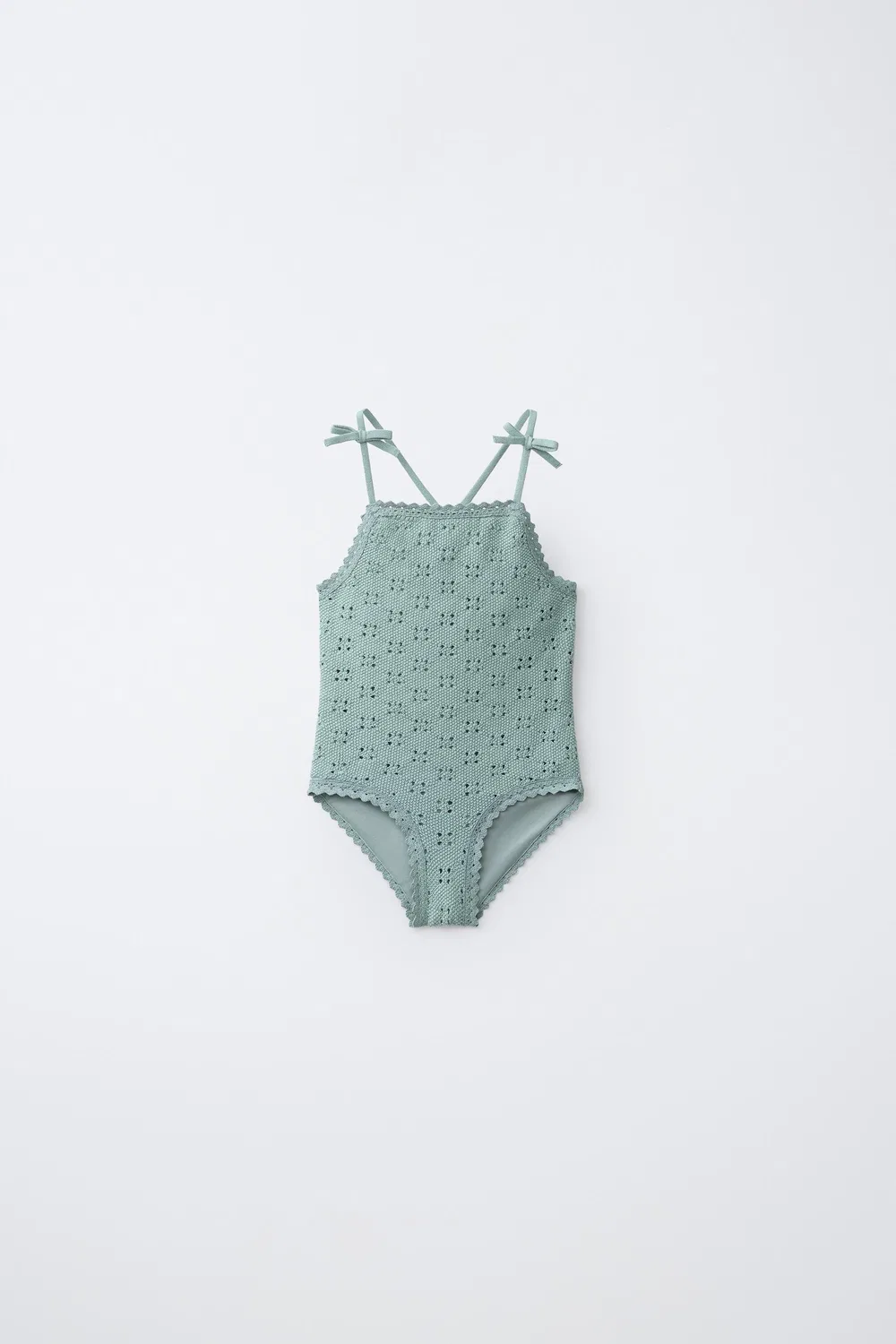 1-6 лет / Вязаный купальник ZARA, Sea Green