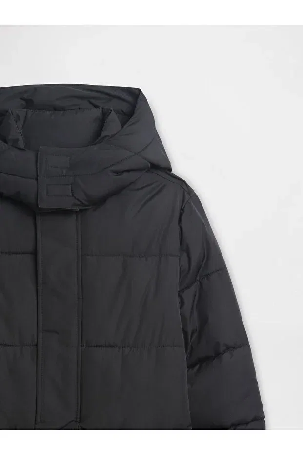 Детское пальто-парка для мальчиков без рукавов Basics Gap, Black-000 — фото 2