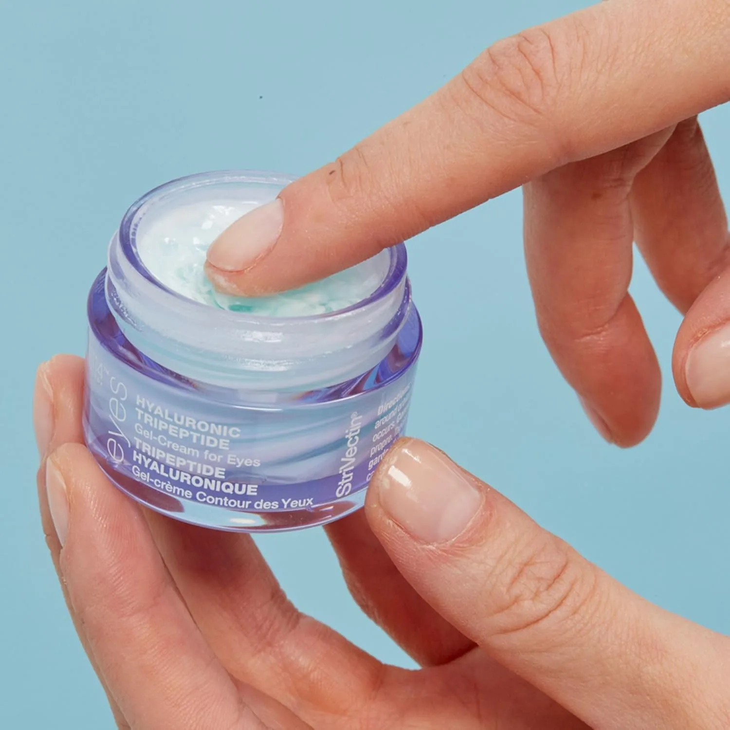 StriVectin Hyaluronic Bundle, сыворотка Multi Action Hydration Multiplier, крем-гель для глаз Advanced Acids Hyaluronic Tripeptide, бальзам для губ Advanced Acids Hyaluronic Omega Moisture — фото 4