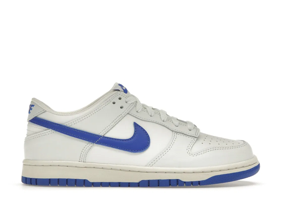 Детские кроссовки с классическим дизайном Nike Dunk Low Nike, Summit White/Hyper Royal