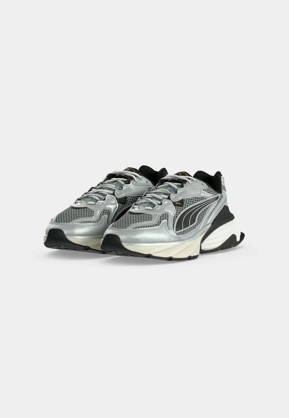 Кроссовки Fade Nitro Jr унисекс Puma, Silver-Coloured/Cool Mid Gray — фото 3