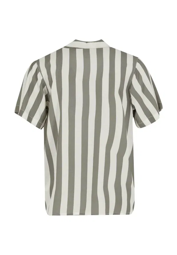 Рубашка из вискозы Resort Urban Classics, paleolive offwhite, белый/оливковый — фото 4