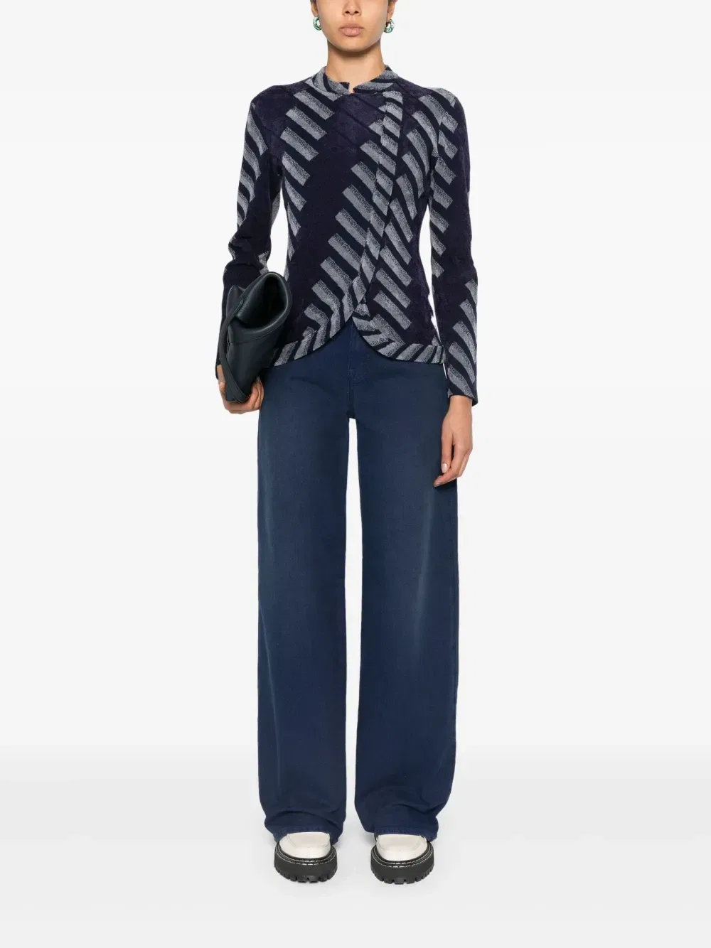Прямые джинсы J7E Emporio Armani, синий — фото 2