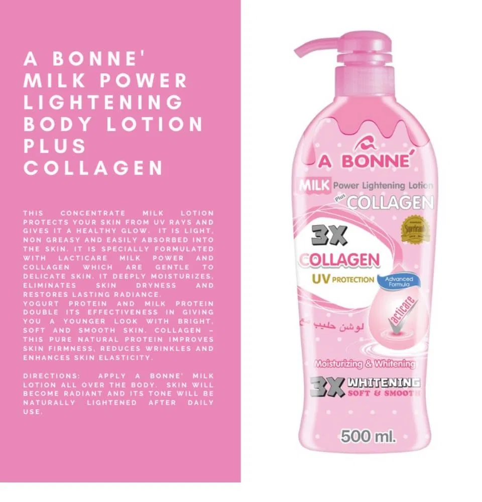 Лосьон для тела A Bonné Miracle Milk Power Lightening Collagen, 500 мл — фото 4
