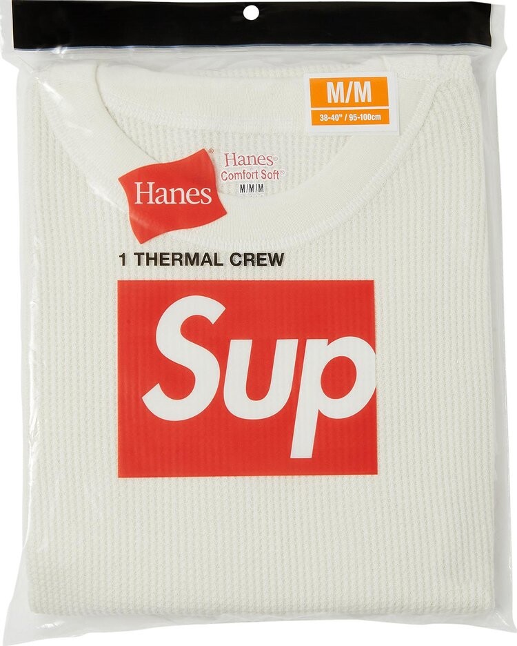 

Толстовка Supreme x Hanes Thermal Crew (1 Pack) 'Natural', кремовый, Бежевый, Толстовка Supreme x Hanes Thermal Crew (1 Pack) 'Natural', кремовый