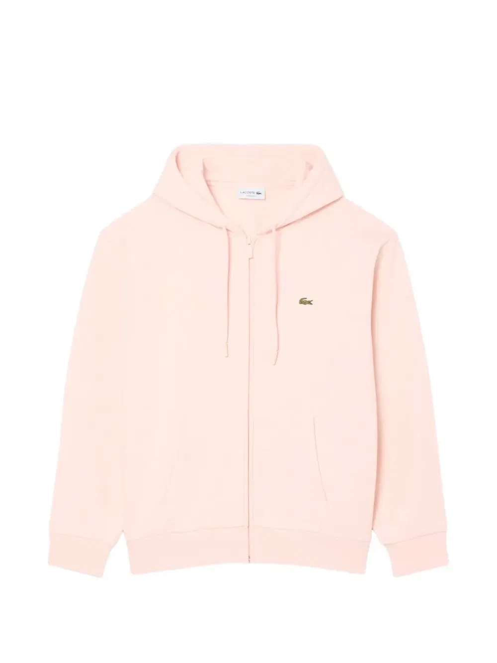 Толстовка на молнии с нашивкой-логотипом Lacoste, розовый