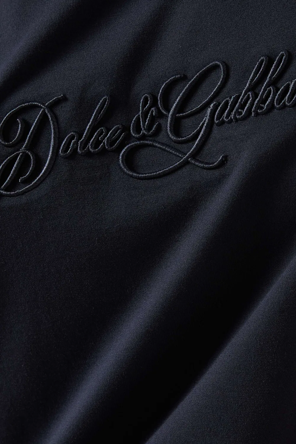 Футболка с коротким рукавом с принтом Script Logo Dolce & Gabbana, синий — фото 4