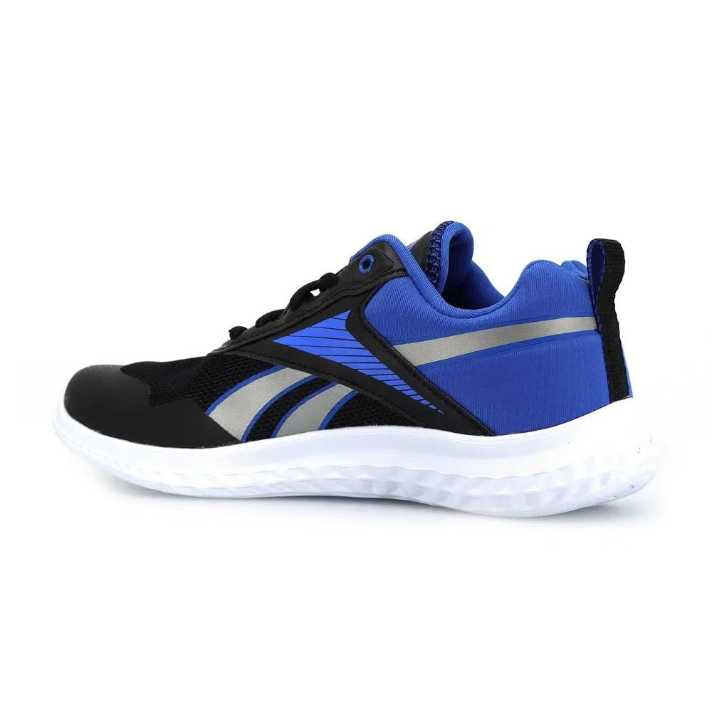Детские кроссовки для мальчиков с шнуровкой Rush Runner 5 Reebok, Black Burgundy Floral — фото 4