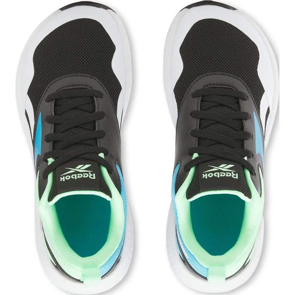 Детские кроссовки Nano Play Reebok, Black/Green Glow/Future Cyan — фото 3