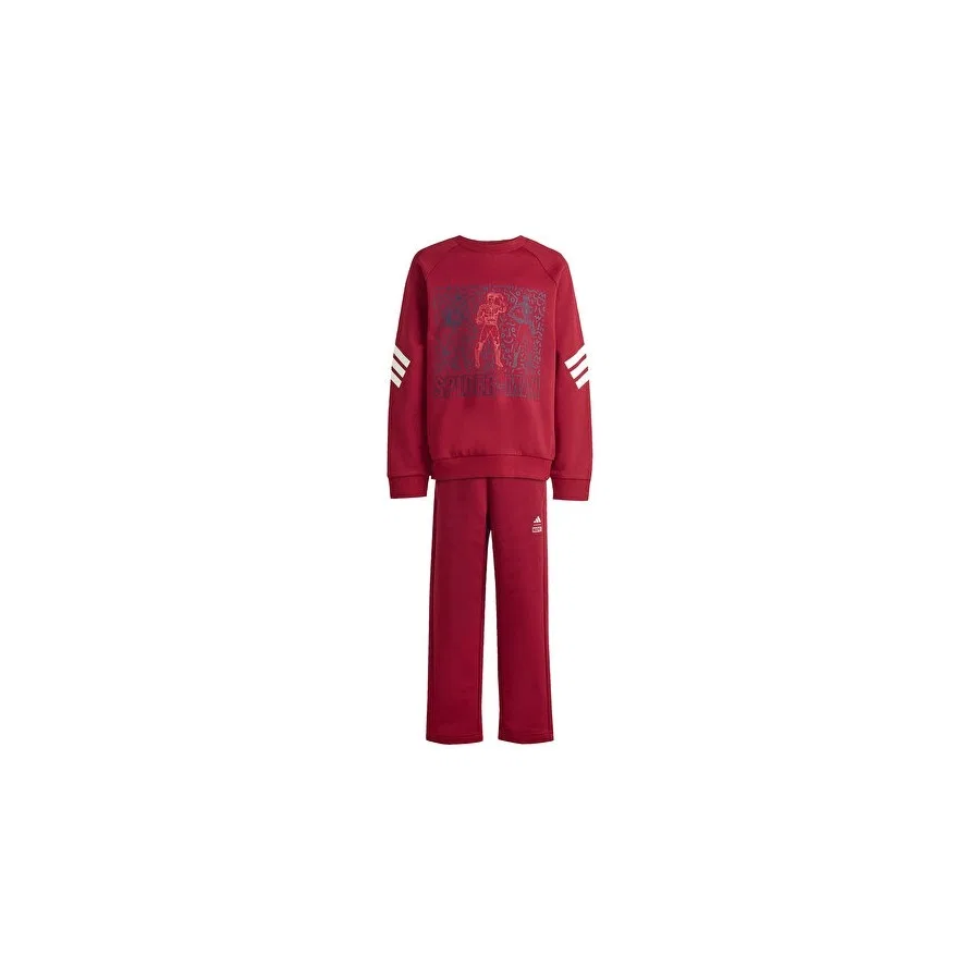 Детский спортивный костюм с принтом Marvel Lk Marvel Sm Jog adidas, Красный — фото 3