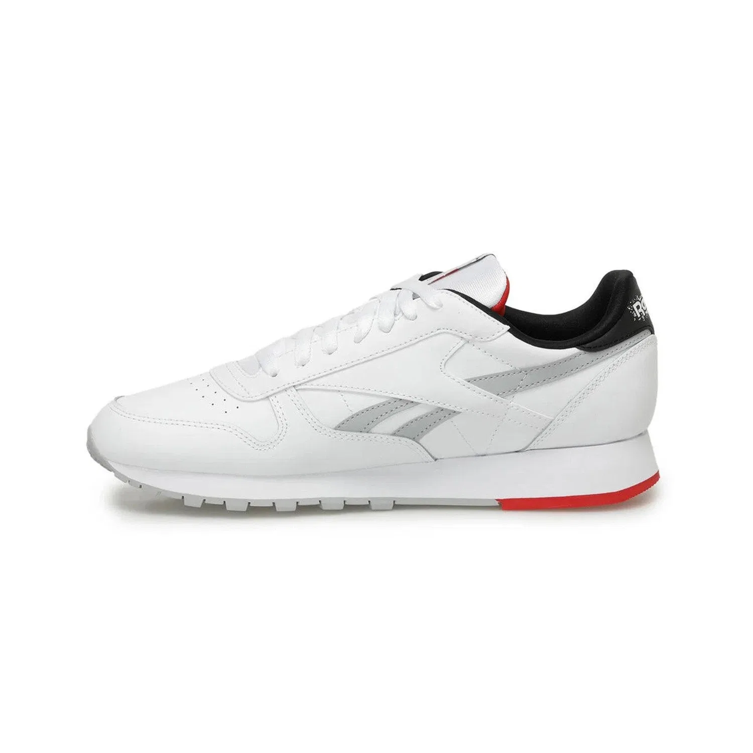 Детские кроссовки для девочек Classic Leather Reebok, Ftwwht Cblack Vecred — фото 3