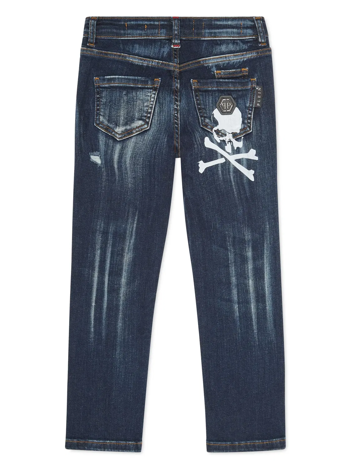 Джинсы Skull & Bones Philipp Plein, синий — фото 2