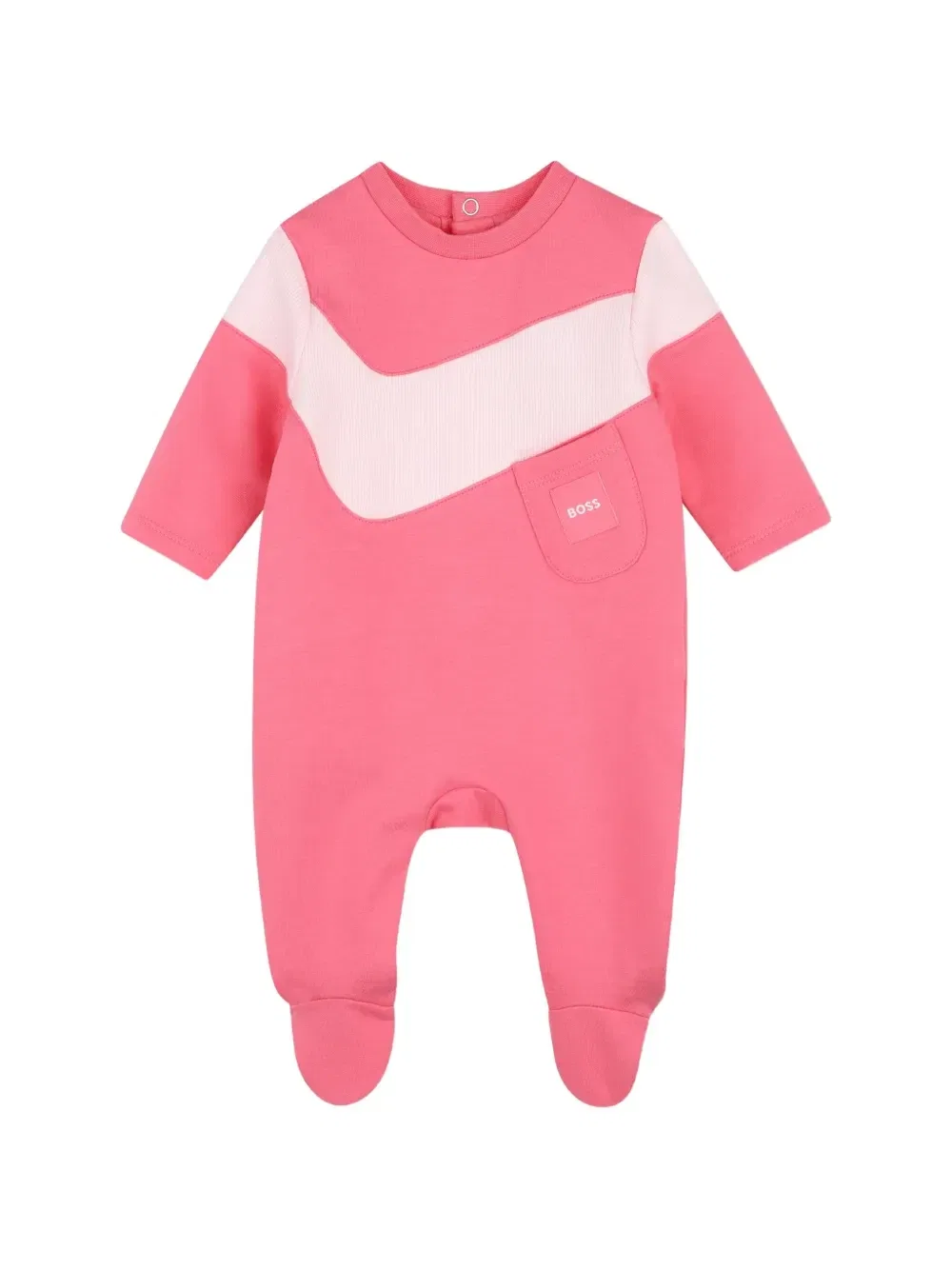 Пижама с нашивкой-логотипом Boss Kidswear, розовый